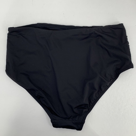 Sea Level Australia Essentials gathered high waist swim bottom black new 4 - Picture 3 of 5